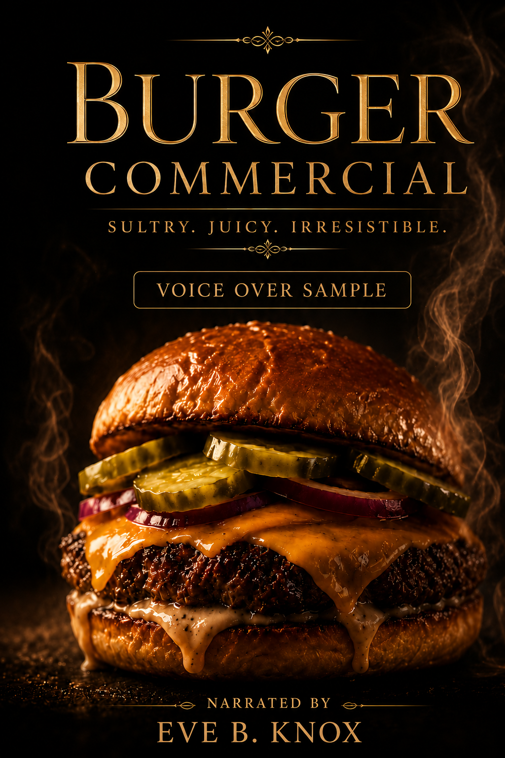 Burger commercial